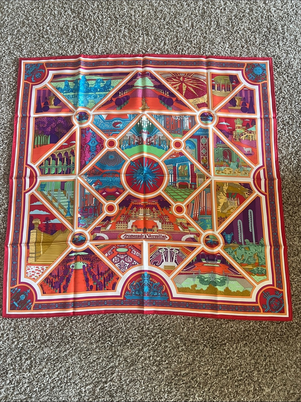 Hermes Special Limited Edition Colorway Promenade a Versailles Scarf